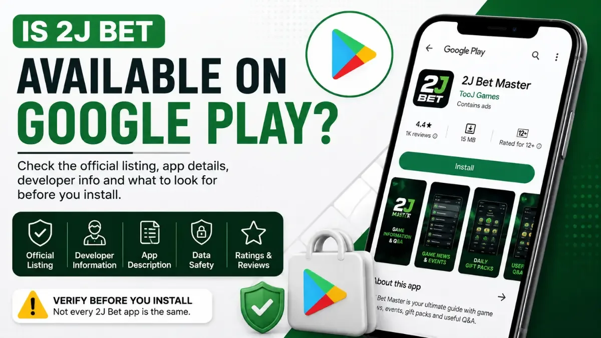 Is 2J Bet Available on Google Play?