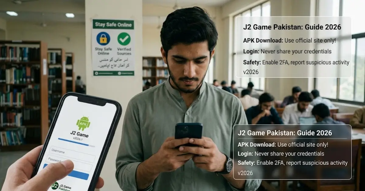 J2 Game Pakistan: APK, Login & Safety Guide 2026